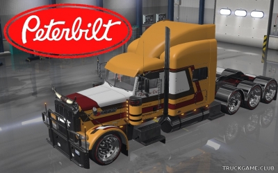 Мод "Peterbilt 389 Farmers Oil Skin" для American Truck Simulator