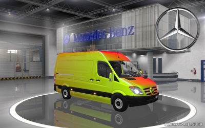 Мод "Mercedes Sprinter 2009 v1.7" для Euro Truck Simulator 2