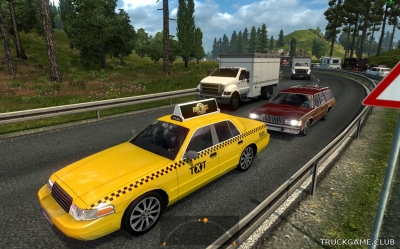 Мод "Traffic from ATS to ETS2 v3.0" для Euro Truck Simulator 2