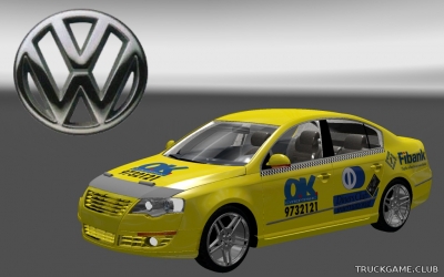 Мод "Volkswagen Passat Taxi Skin" для Euro Truck Simulator 2