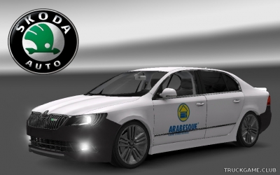 Мод "Skoda Superb Arabesque Skin" для Euro Truck Simulator 2