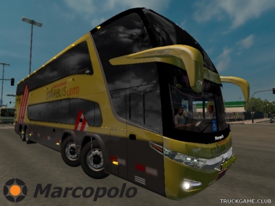 Мод "Marcopolo Paradiso G7 1800 DD 8x2 v1.2" для Euro Truck Simulator 2