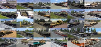 Мод "Military cargo pack by Jazzycat v1.9" для Euro Truck Simulator 2