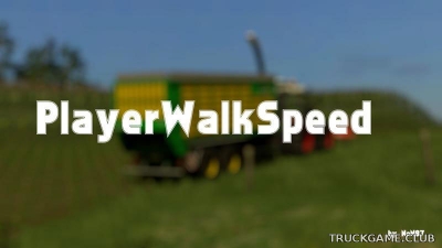 Мод "Player Walk Speed" для Farming Simulator 2017