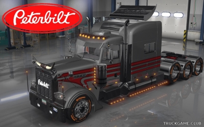 Мод "Peterbilt 389 Rocker Skin" для American Truck Simulator