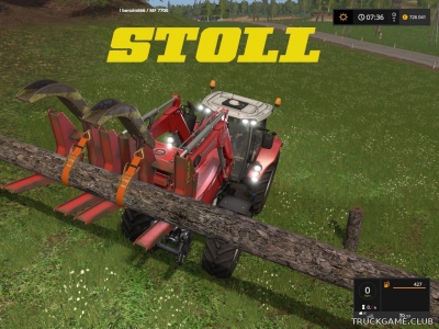 Мод "Stoll Log Fork Duo v2.0" для Farming Simulator 2017