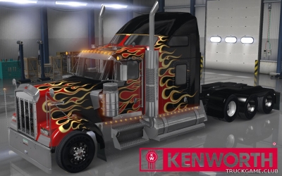 Мод "Kenworth W900 Tri-Drive v3.5" для American Truck Simulator