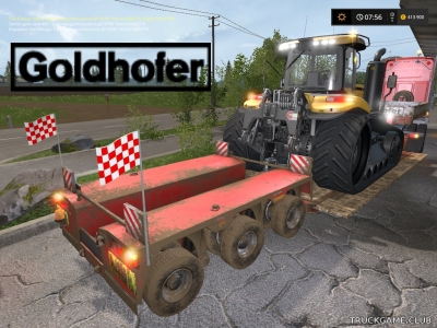 Мод "Goldhofer StzVp3 Lowboy v1.0" для Farming Simulator 2017