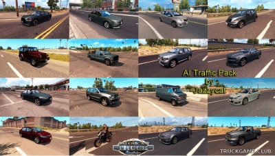 Мод "Ai traffic pack by Jazzycat v1.6" для American Truck Simulator