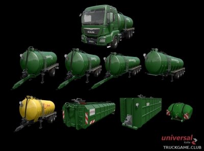 Мод "Kotte Universal Pack" для Farming Simulator 2017