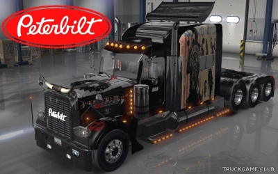 Мод "Peterbilt 389 Sons of Anarchy Skin" для American Truck Simulator