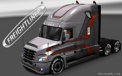 Мод "Freightliner Cascadia 2018 Evolution II Skin" для Euro Truck Simulator 2