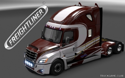 Мод "Freightliner Cascadia 2018 Southern Freight Skin" для Euro Truck Simulator 2