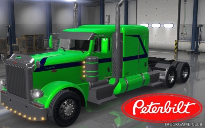 Мод "Peterbilt 389 Emerald Dream Skin" для American Truck Simulator