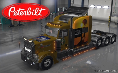 Мод "Peterbilt 389 Army Power Skin" для American Truck Simulator