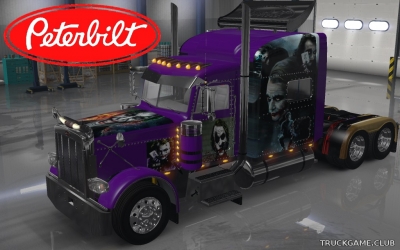 Мод "Peterbilt 389 Joker Skin" для American Truck Simulator