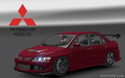 Мод "Mitsubishi Lancer Evo VIII MR v1.5" для Euro Truck Simulator 2