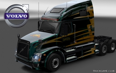 Мод "Volvo VNL 670 H.Bunschoten Skn" для Euro Truck Simulator 2