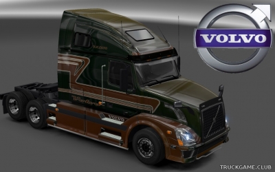 Мод "Volvo VNL 670 Custom Skin" для Euro Truck Simulator 2