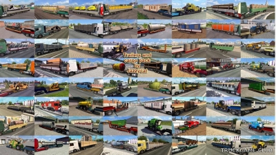 Мод "Trailers and cargo pack by Jazzycat v4.4" для Euro Truck Simulator 2