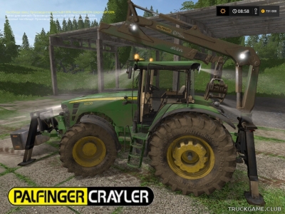 Мод "Epsilon Palfinger M80F Mounted Crane v1.4" для Farming Simulator 2017