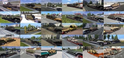 Мод "Military cargo pack by Jazzycat v2.0" для Euro Truck Simulator 2