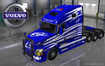 Мод "Volvo VNL 670 First Class Skin" для American Truck Simulator