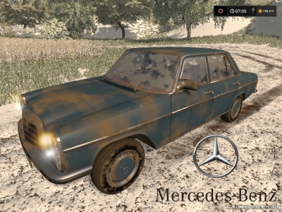 Мод "Mercedes 200D W115 1973 v1.0" для Farming Simulator 2017