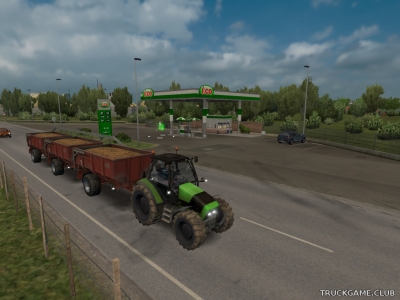 Мод "Ai Tractor and Trailers with Sound v2.1" для Euro Truck Simulator 2