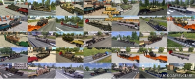 Мод "Military cargo pack by Jazzycat v2.1" для Euro Truck Simulator 2