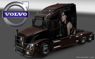 Мод "Volvo VNL 670 Glance Skin" для Euro Truck Simulator 2