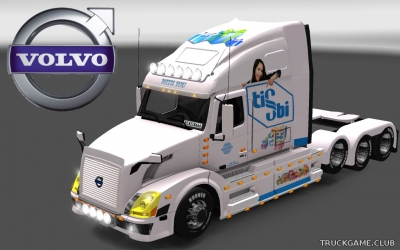 Мод "Volvo VNL 670 Tisbi Skin" для Euro Truck Simulator 2