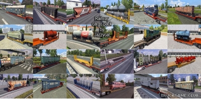 Мод "Railway cargo pack by Jazzycat v1.8" для Euro Truck Simulator 2