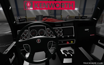 Мод "Kenworth W900 Black Interior" для American Truck Simulator