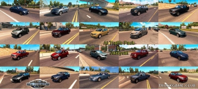 Мод "Ai traffic pack by Jazzycat v1.6.3" для American Truck Simulator