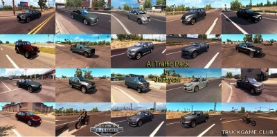 Мод "Ai traffic pack by Jazzycat v1.7" для American Truck Simulator