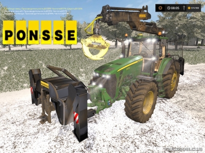 Мод "Ponsse Crane v1.2" для Farming Simulator 2017