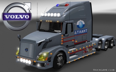 Мод "Volvo VNL 670 Atlant Skin" для Euro Truck Simulator 2