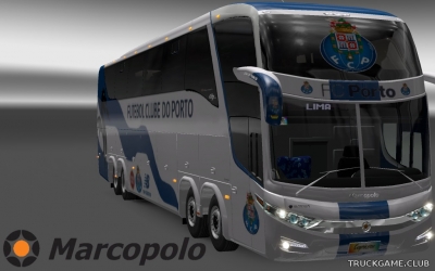 Мод "Marcopolo Paradiso G7 1600 LD 8x2 FC Porto Skin" для Euro Truck Simulator 2
