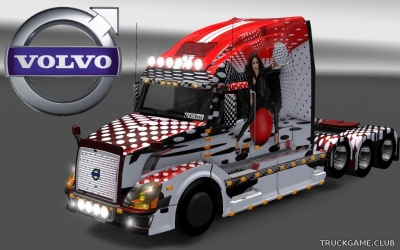 Мод "Volvo VNL 670 Apple Juice Fizz Skin & Trailer" для Euro Truck Simulator 2