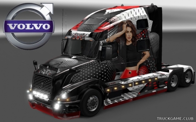 Мод "Volvo VNL 780 My Style Skin & Trailer" для Euro Truck Simulator 2