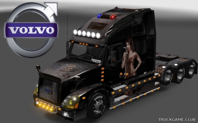 Мод "Volvo VNL 670 Chocolate Skin & Trailer" для Euro Truck Simulator 2