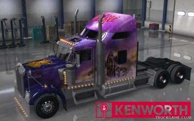 Мод "Kenworth W900 Valerie Skin" для American Truck Simulator