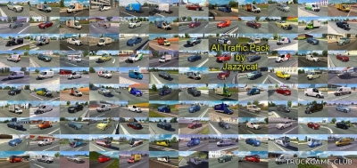 Мод "Ai traffic pack by Jazzycat v4.2" для Euro Truck Simulator 2