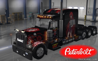 Мод "Peterbilt 389 High School Skin" для American Truck Simulator
