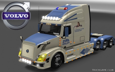 Мод "Volvo VNL 670 Maks Avto Skin" для Euro Truck Simulator 2