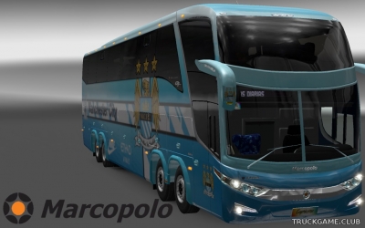 Мод "Marcopolo Paradiso G7 1600 LD 8x2 Manchester Skin" для Euro Truck Simulator 2