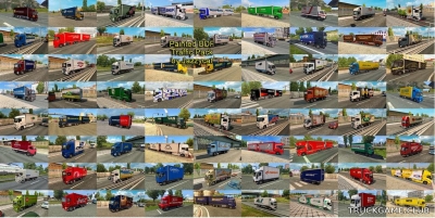Мод "Painted bdf traffic pack by Jazzycat v1.5" для Euro Truck Simulator 2