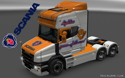 Мод "Scania T Topline Highline Skin" для Euro Truck Simulator 2