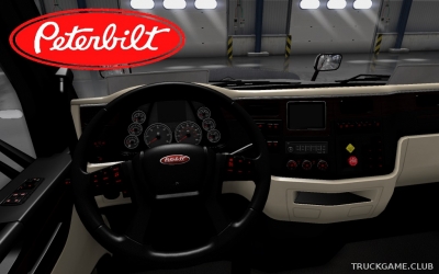 Мод "Peterbilt 579 Platinium Interior" для American Truck Simulator